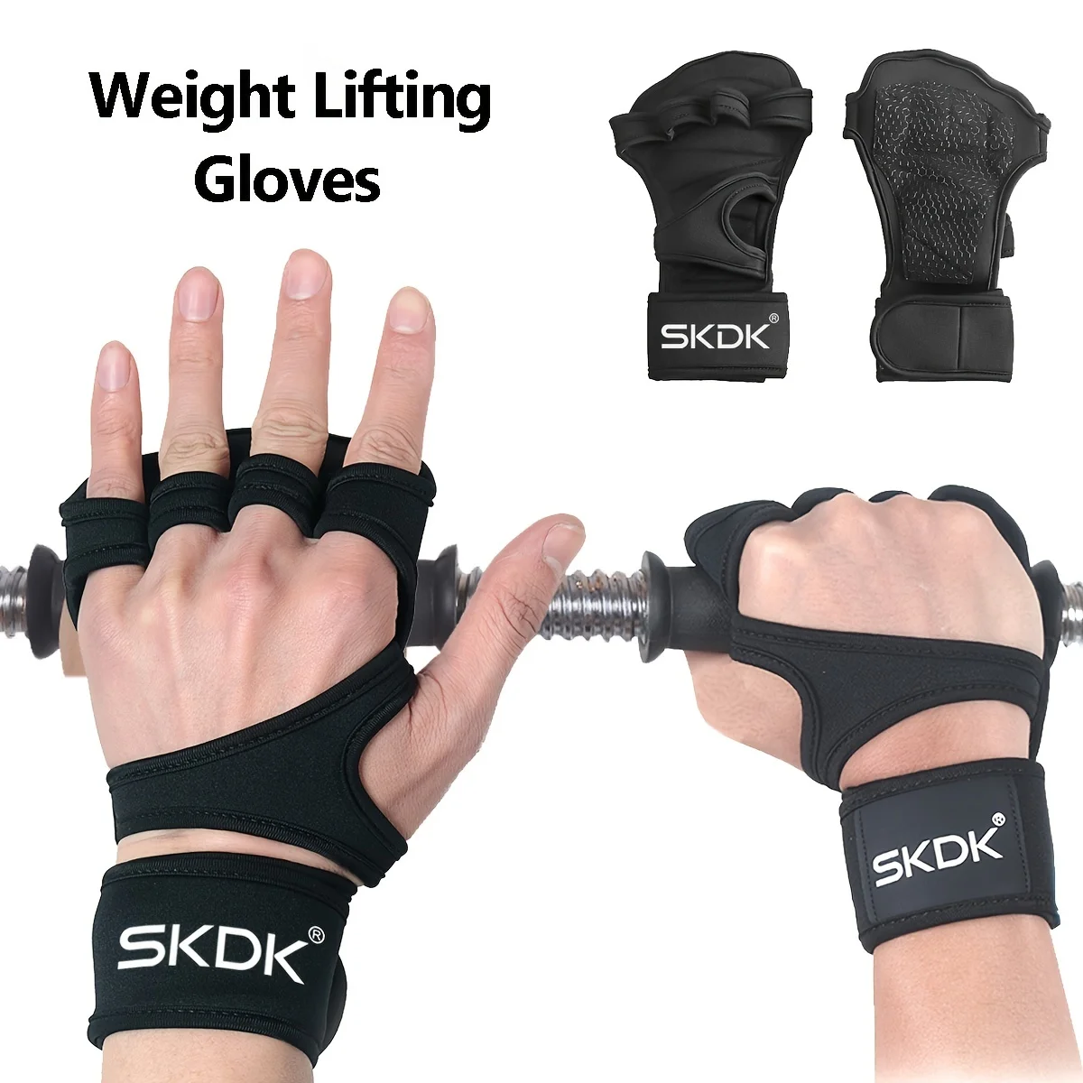 SKDK Guantes de buceo antideslizantes con protección de palma - imagen 2
