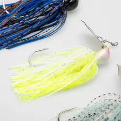 FISHINGFANS Chatterbait con gran aspa – jig para lubina y lucio