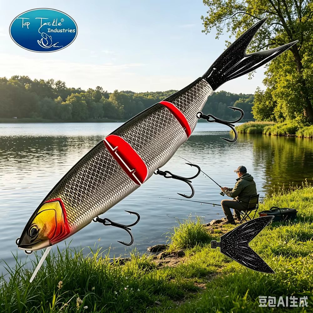 Swimbait articulado Jointbait para lucio - imagen 4
