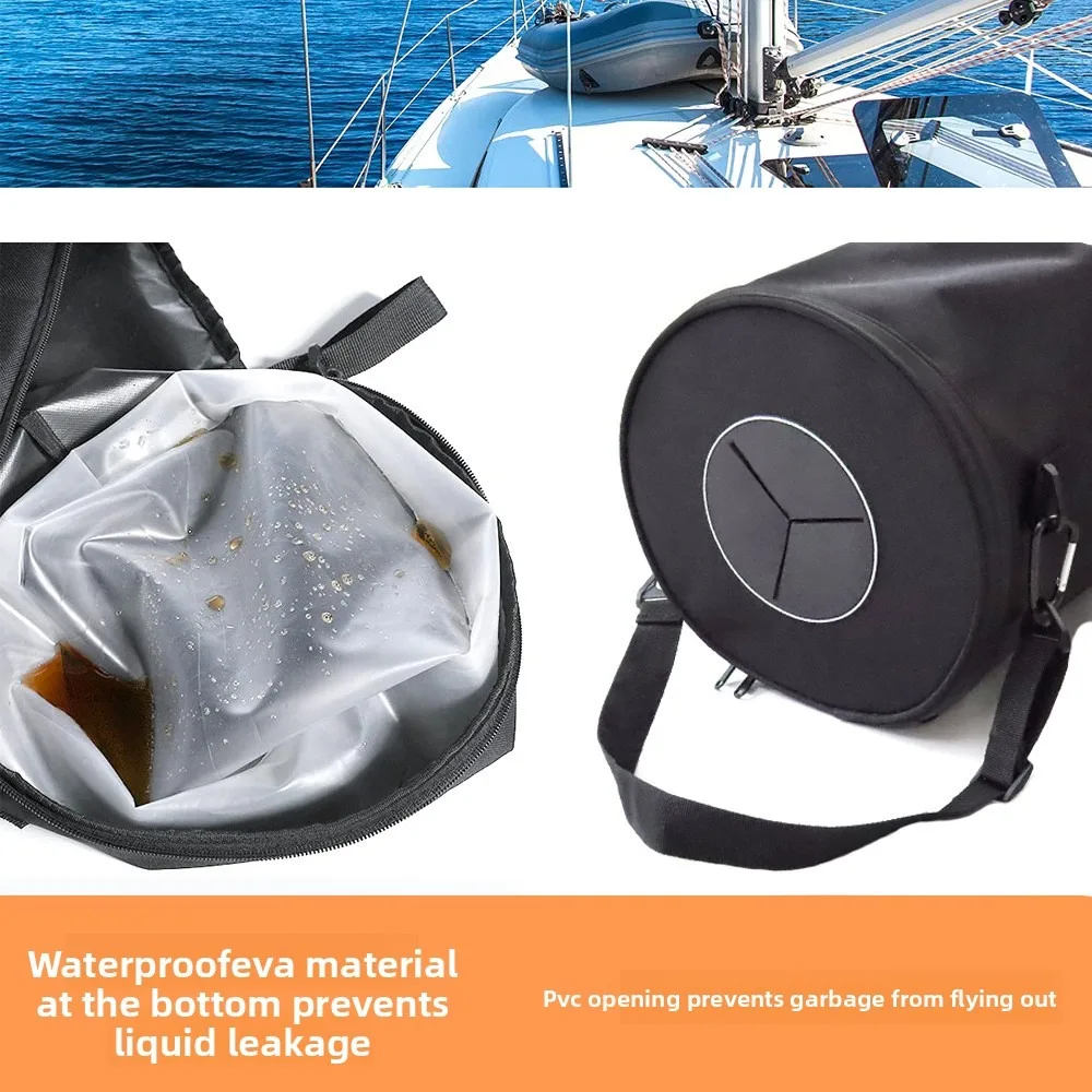QAJTAO Bolsa estanca para basura de barco plegable, reutilizable - imagen 2