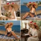 Sombrero de pesca vintage ala ancha con protección UV para mujer - imagen 4