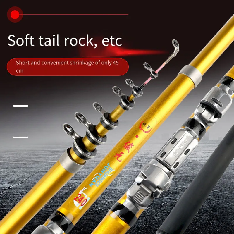 Caña Feeder Telescópica Ultraligera Softail Carbono – Pesca Carpa - imagen 5