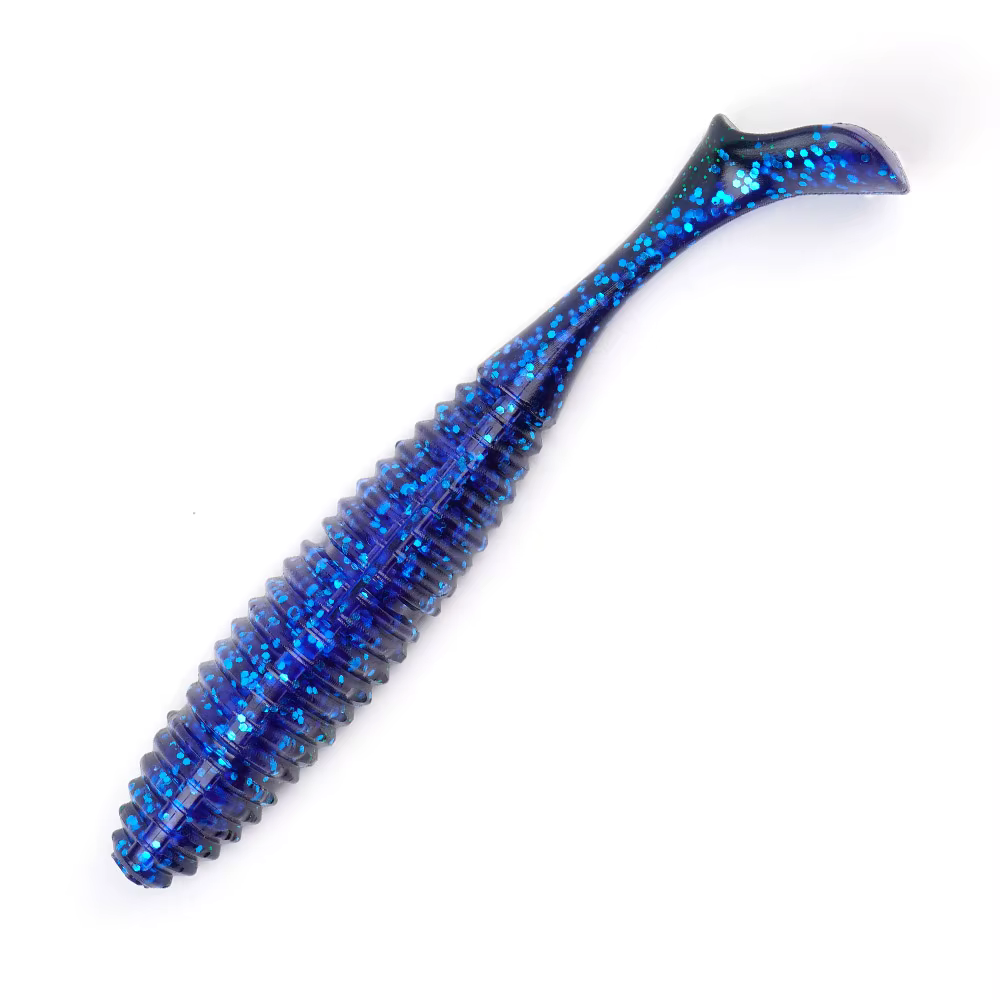 NOEBY Rhythm Shad swimbait de vinilo con cabeza plomada - imagen 2