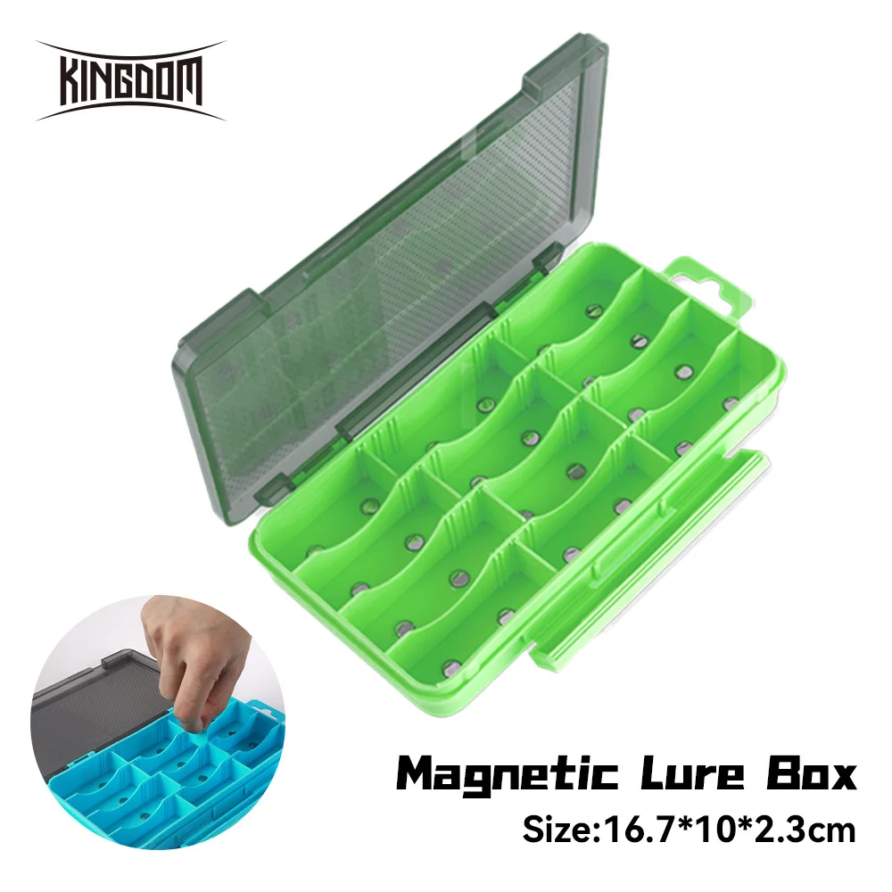 Caja de señuelos portátil Kingdom – organizador magnético