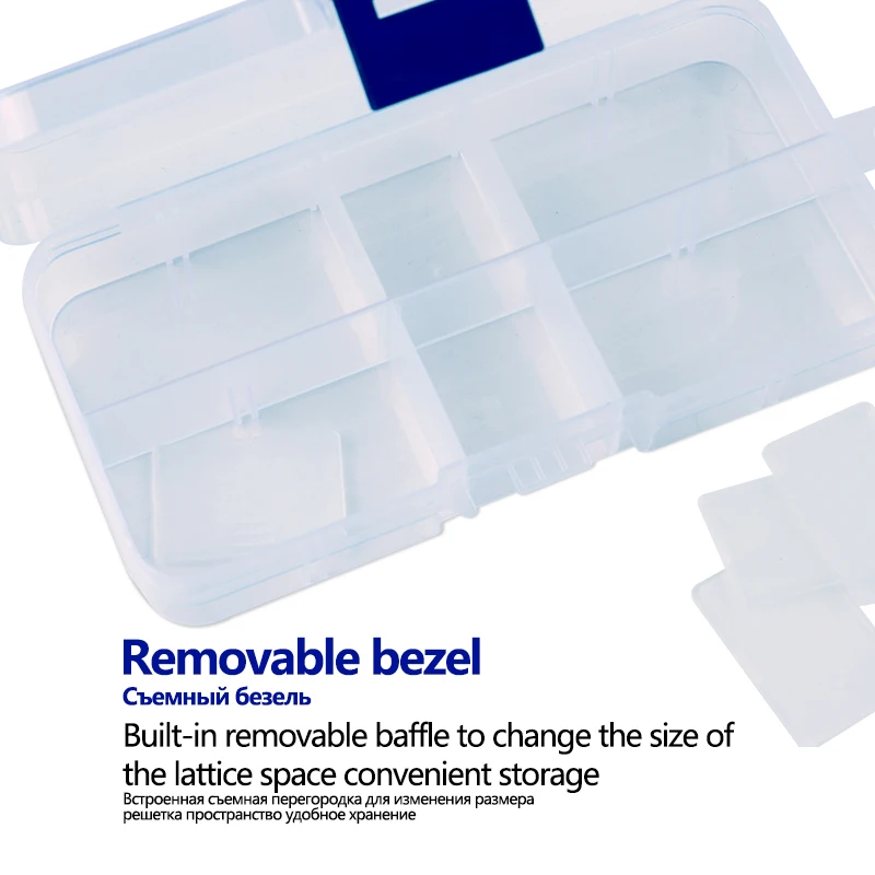 Caja de herramientas de pesca ajustable con rejilla de abrigo - imagen 2