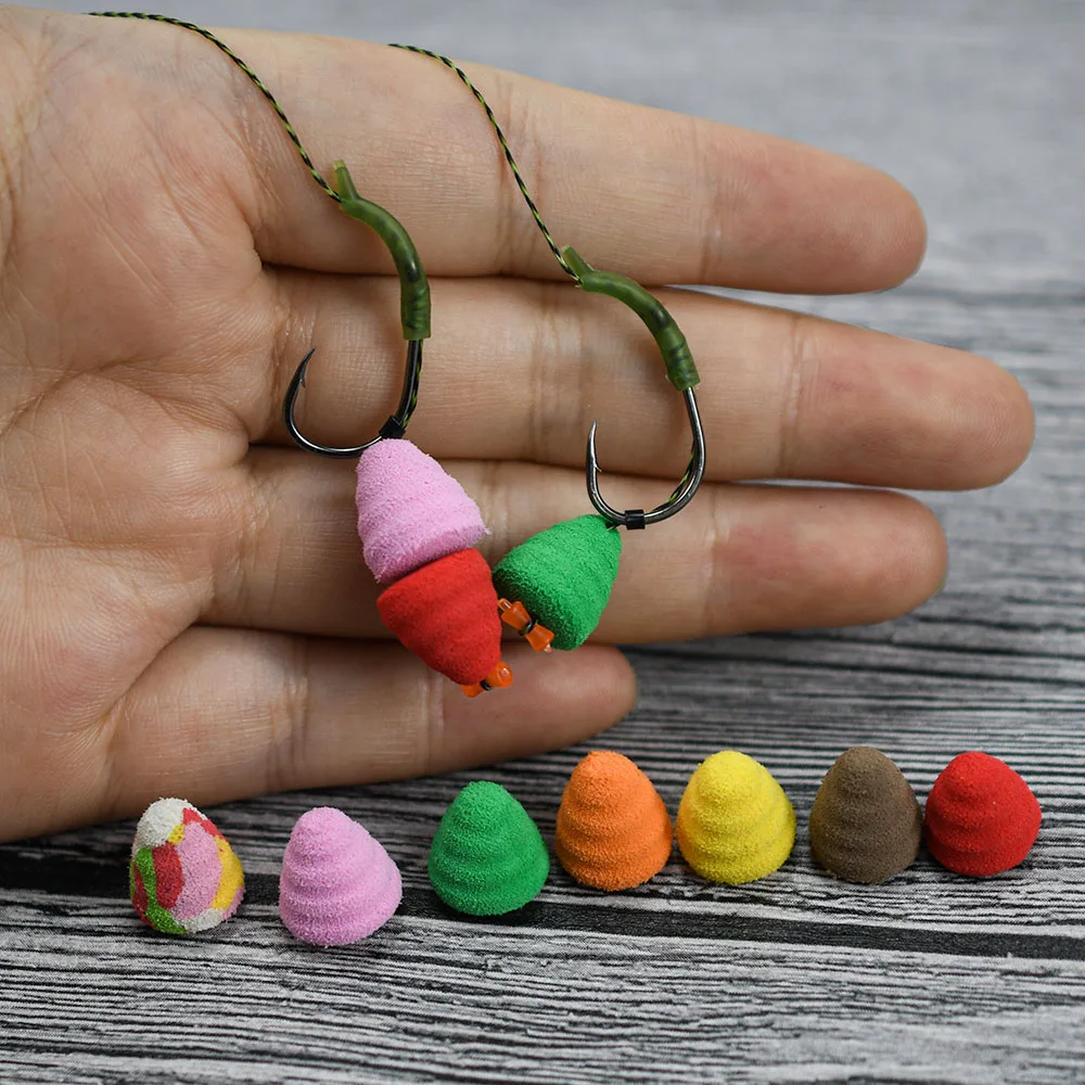 Cuentas de pesca flotantes en forma de cono para carpas - imagen 4
