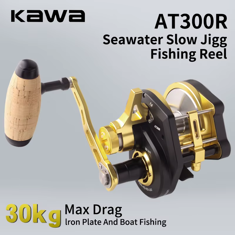 Carrete Slow Jigging Kawa AT300 — Arrastre 30 kg y 14 rodamientos - imagen 2
