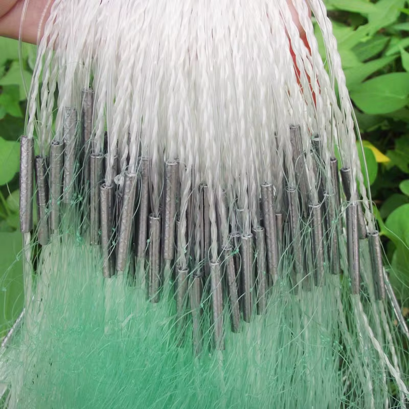 Red de pesca de nailon de una capa para río – Resistente y duradera