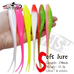 WALK FISH Swimbait – Señuelo blando con cola en V para agua dulce