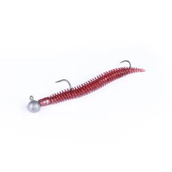 Señuelo suave vinilo FishTrip con cabeza cola recta para lubina