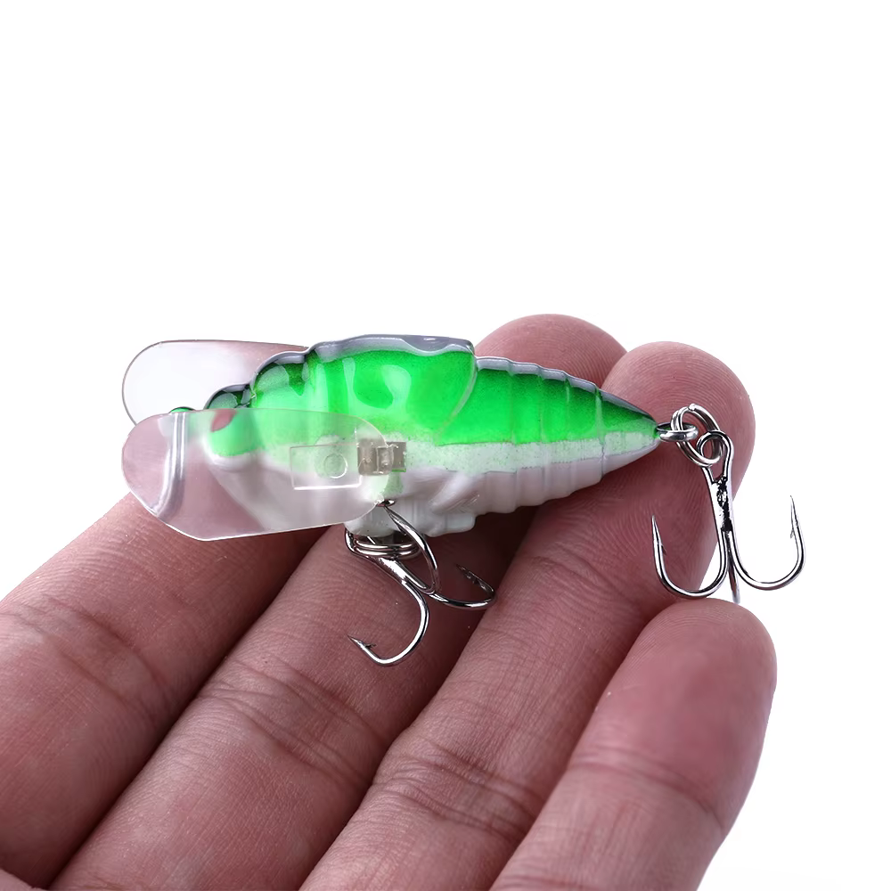 Señuelos Crankbait biomiméticos – Cebo duro con ojos holográficos 3D - imagen 4