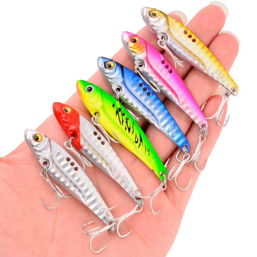 Señuelo Vib Metal – Tiro largo y ojos 3D para pesca de lubina - imagen 2