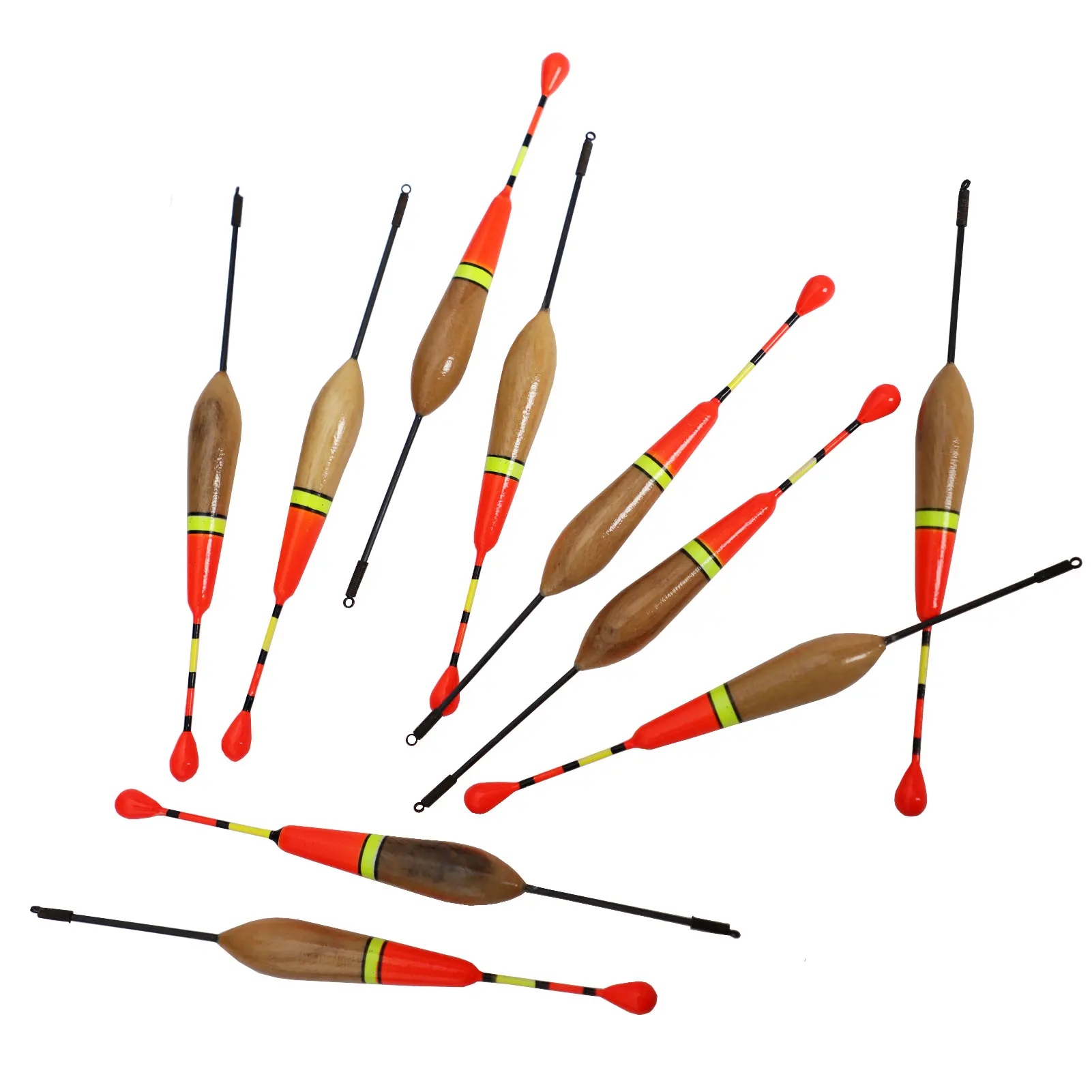 Flotador de pesca con antena y boya vertical