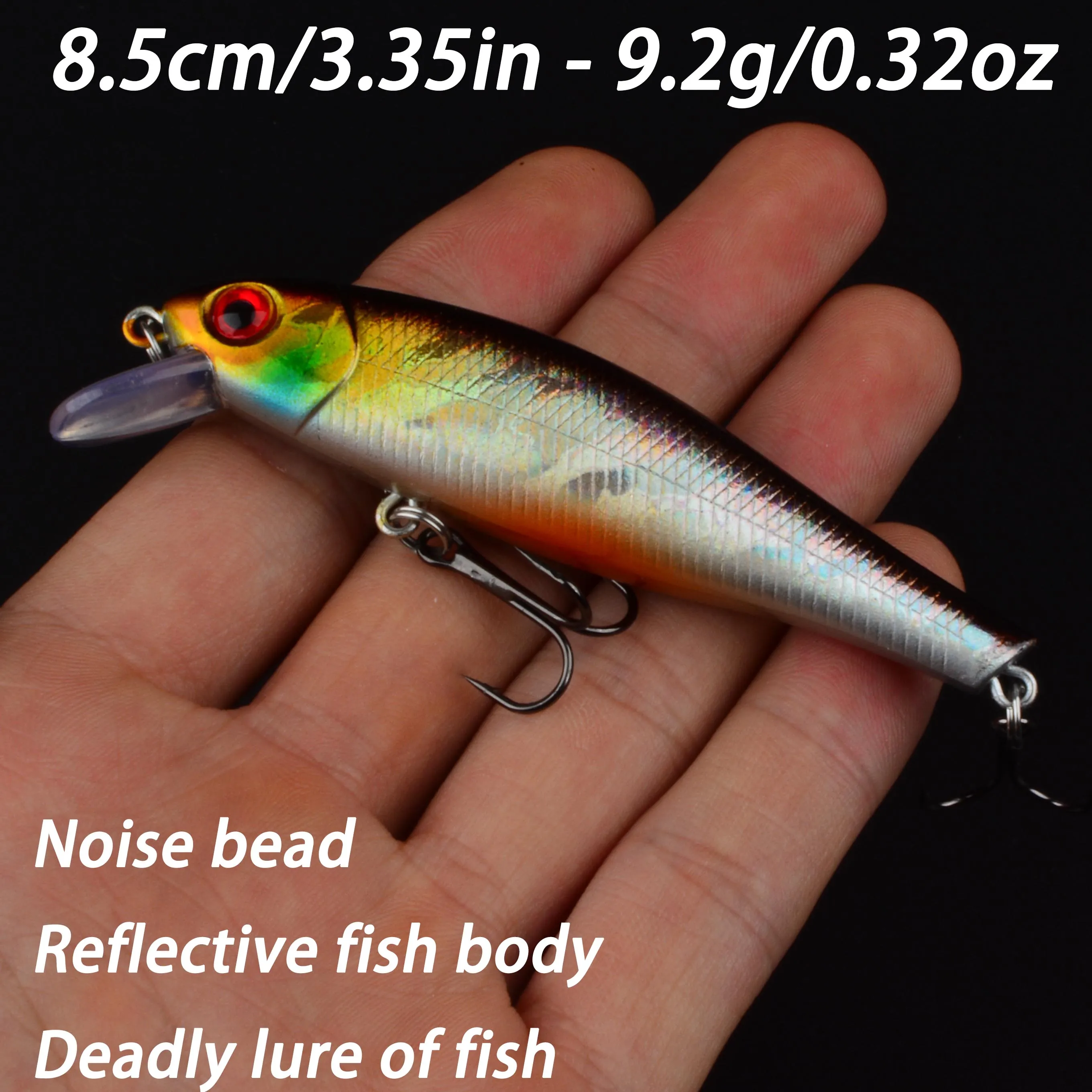 Jerkbait flotante modelo japonés – Señuelo para lucio y black bass - imagen 4
