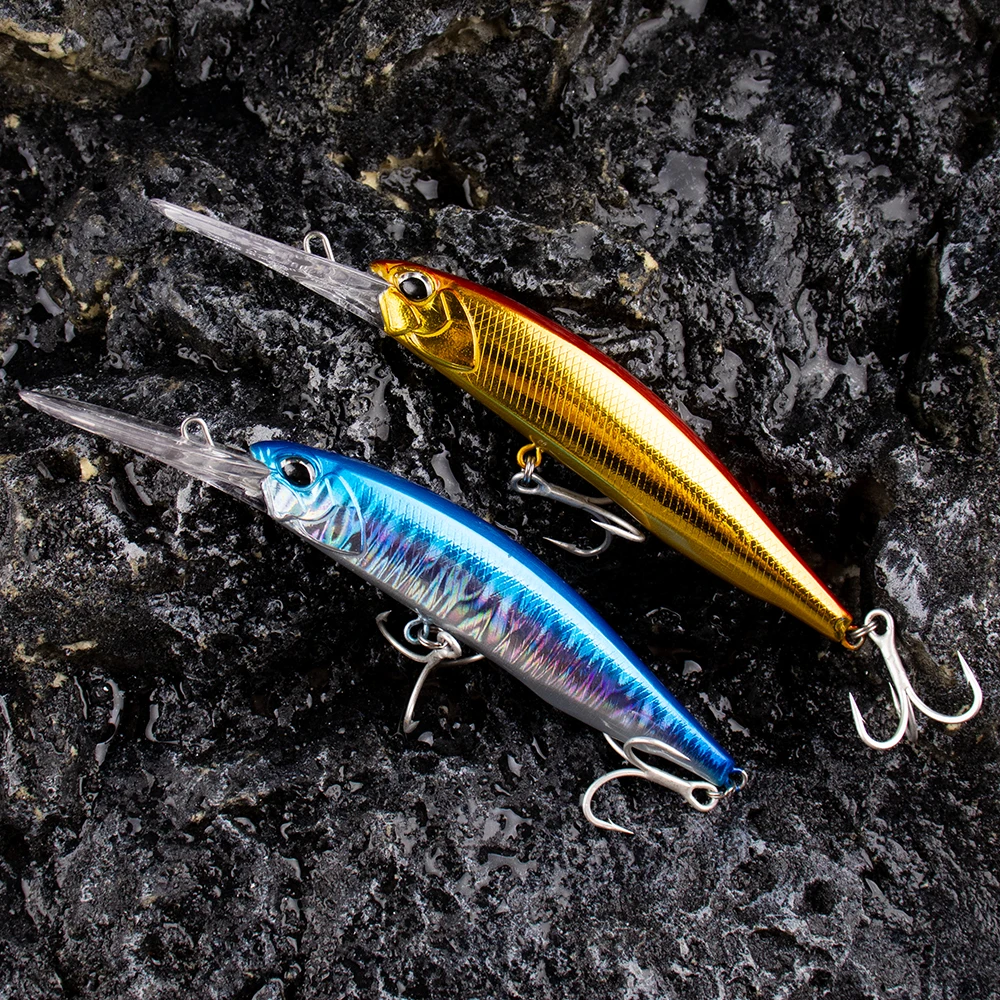 CCLTBA Sinking Minnow — Señuelo hundido para lance largo - imagen 4