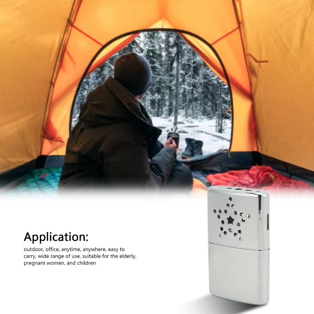Calentador de Manos Portátil Recargable para Camping y Senderismo - imagen 4