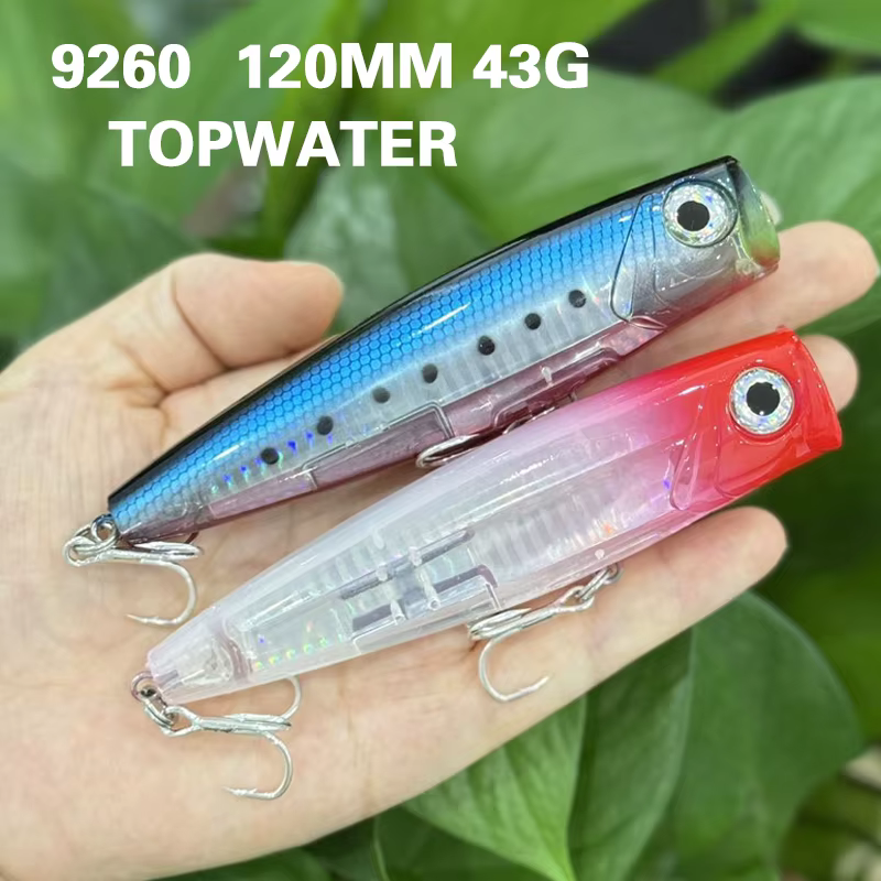 Wobbler flotante 120 mm para GT y atún – Señuelo de agua salada