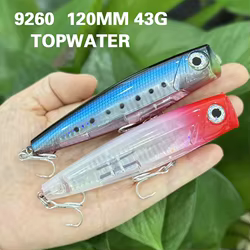 Wobbler flotante 120 mm para GT y atún – Señuelo de agua salada