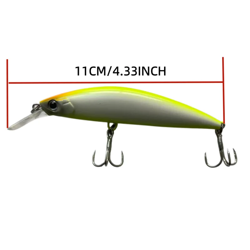 MEGAIMABASS Señuelo minnow lanzamiento largo para agua sumergida - imagen 2