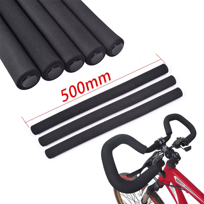 Manillar antideslizante bicicleta con tubo de espuma suave mate - imagen 4