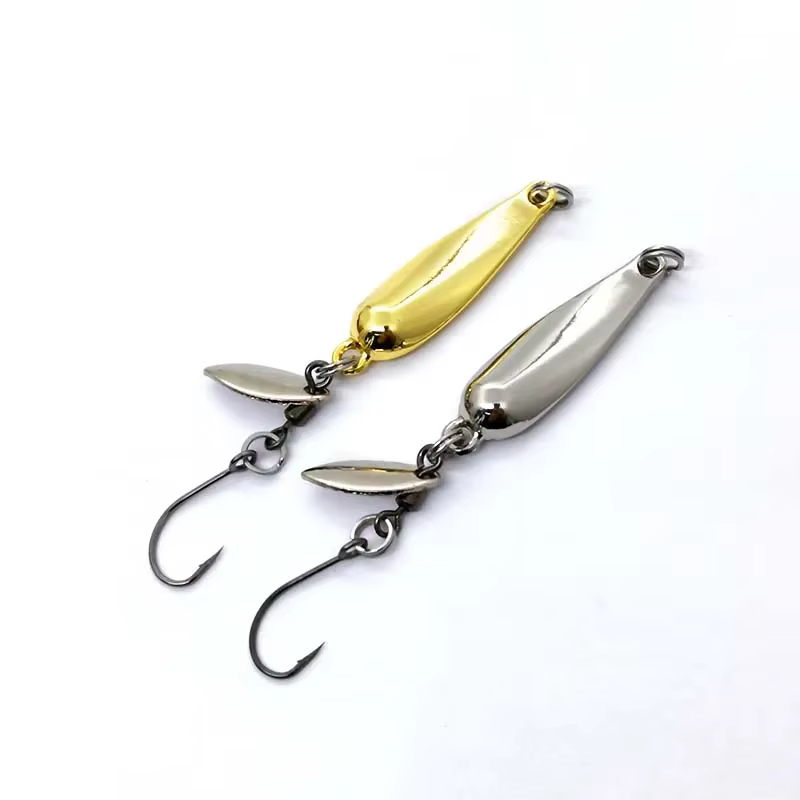 Cuchara giratoria cobre para lubina, trucha y perca – Spinner metal