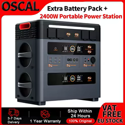 Oscal PowerMax 2400 Pro+ – Estación de Energía Portátil 4800W y 4032Wh