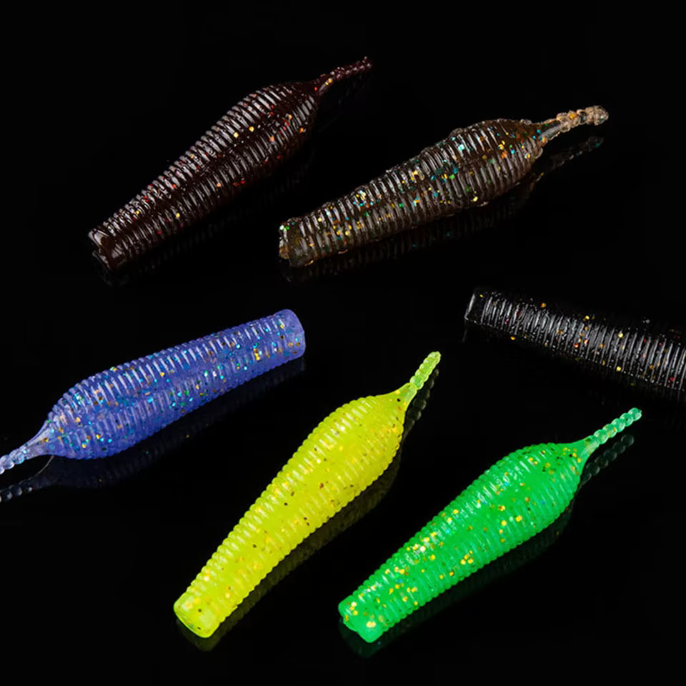 Walk Fish Señuelos Flotantes Suaves 55mm TPR - Cebo Gusano - imagen 5