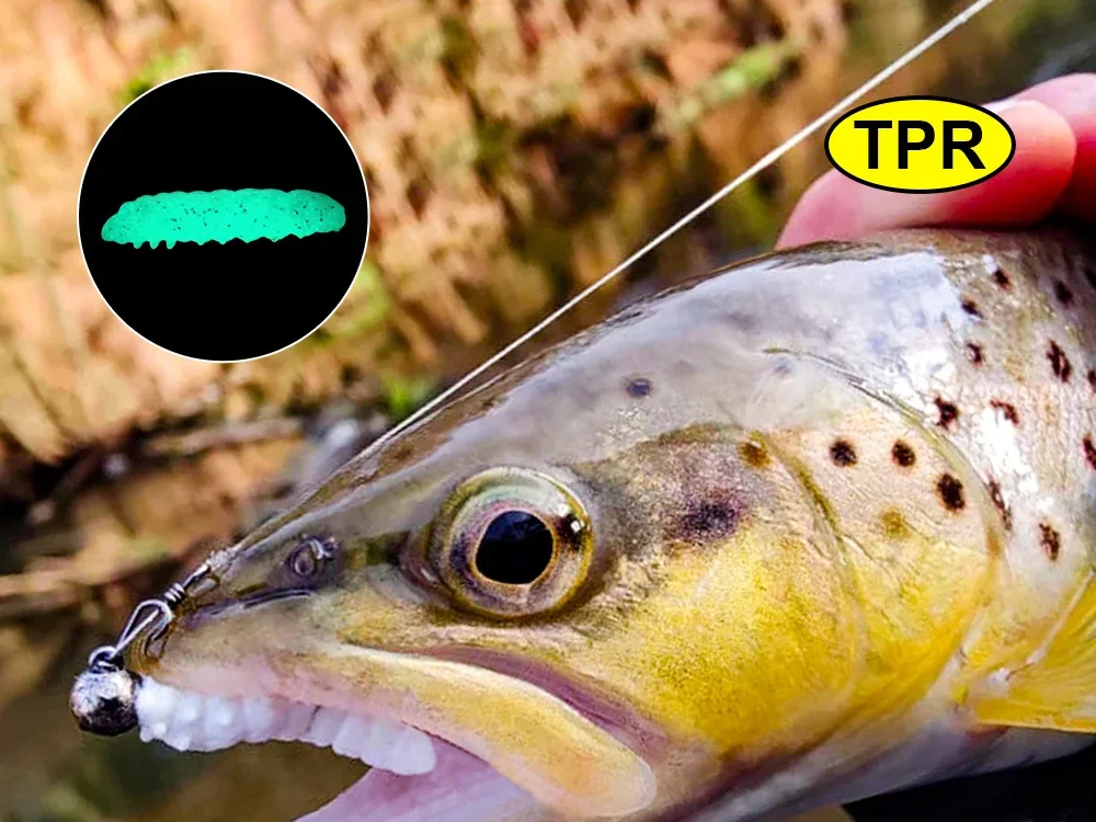 Larva TPR flotante con efecto UV