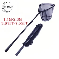 Salabre triangular plegable de aluminio para pesca de peces grandes