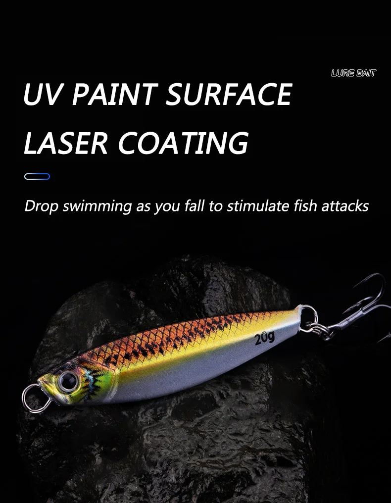 Jigging en acción para pesca costera