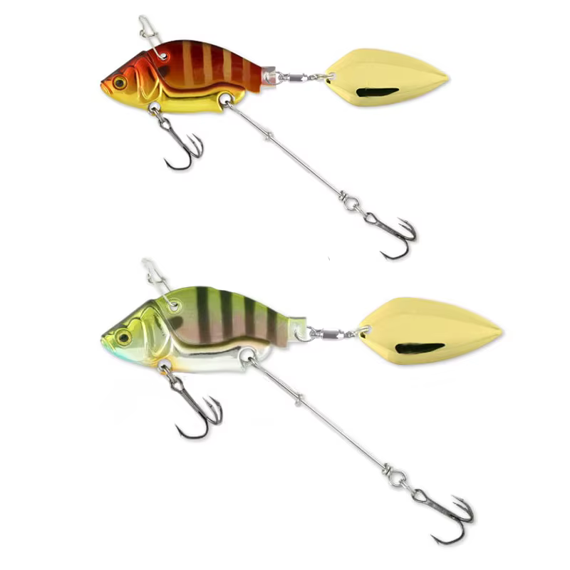 Spinnerbait Cuchara Giratoria VIB Metal 13,6g para Trucha Invierno - imagen 4