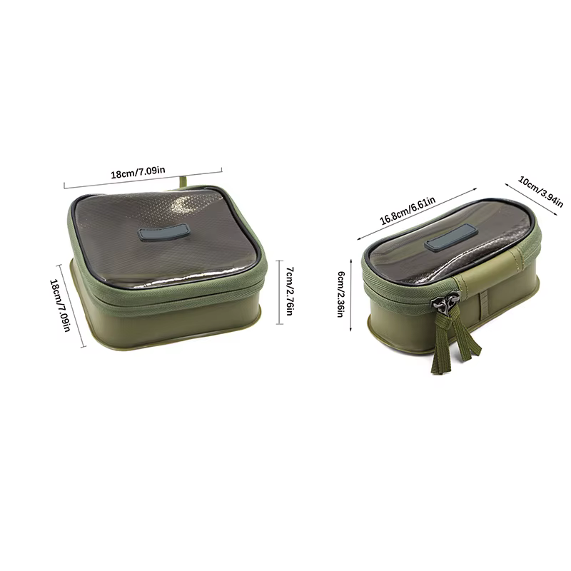 Equipamiento de pesca de carpa con caja organizadora portátil