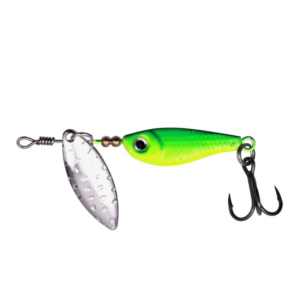 Señuelos giratorios de cuchara para lubina y lucio 8g-23g
