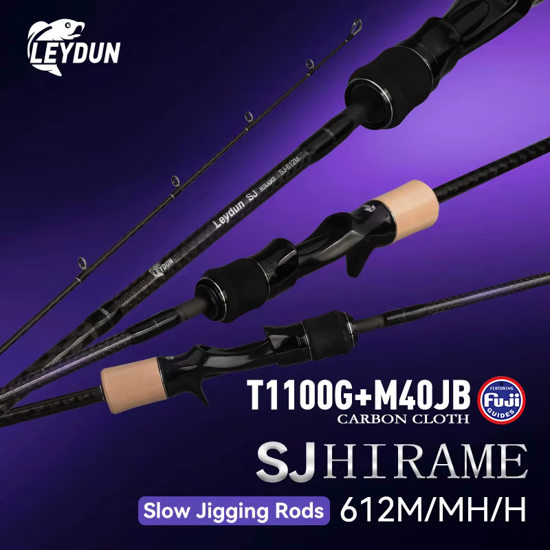 Caña Leydun SJ Hirame Slow Jigging para pesca en agua salada - imagen 2