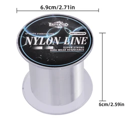 Hilo de nailon resistente a roturas y desgaste en pesca