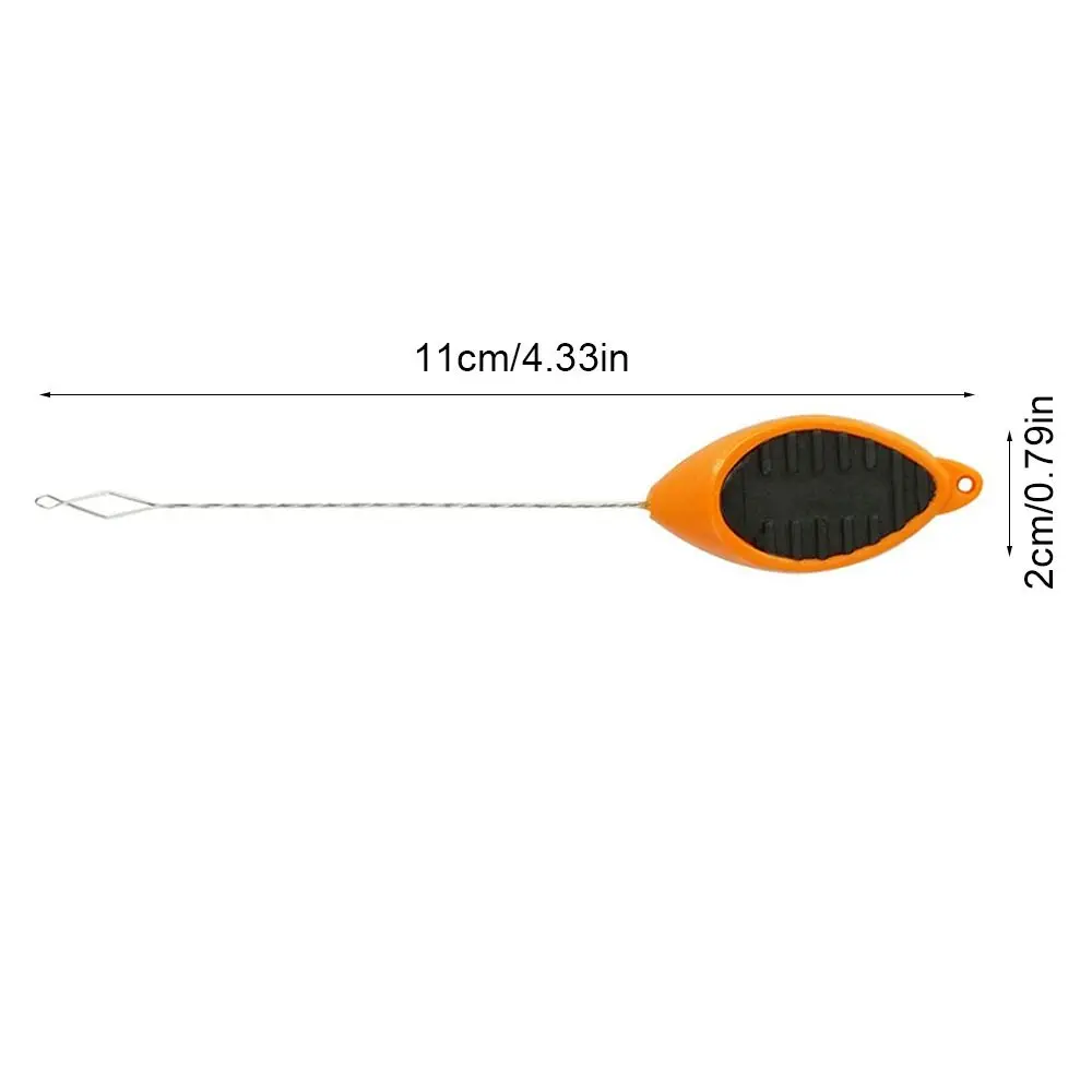 Aguja de cebo de pesca de plástico, tamaño compacto y mango ergonómico