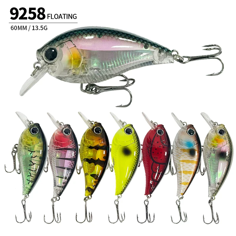 Crankbait flotante jerkbait para lucio y lubina, acción profesional - imagen 5