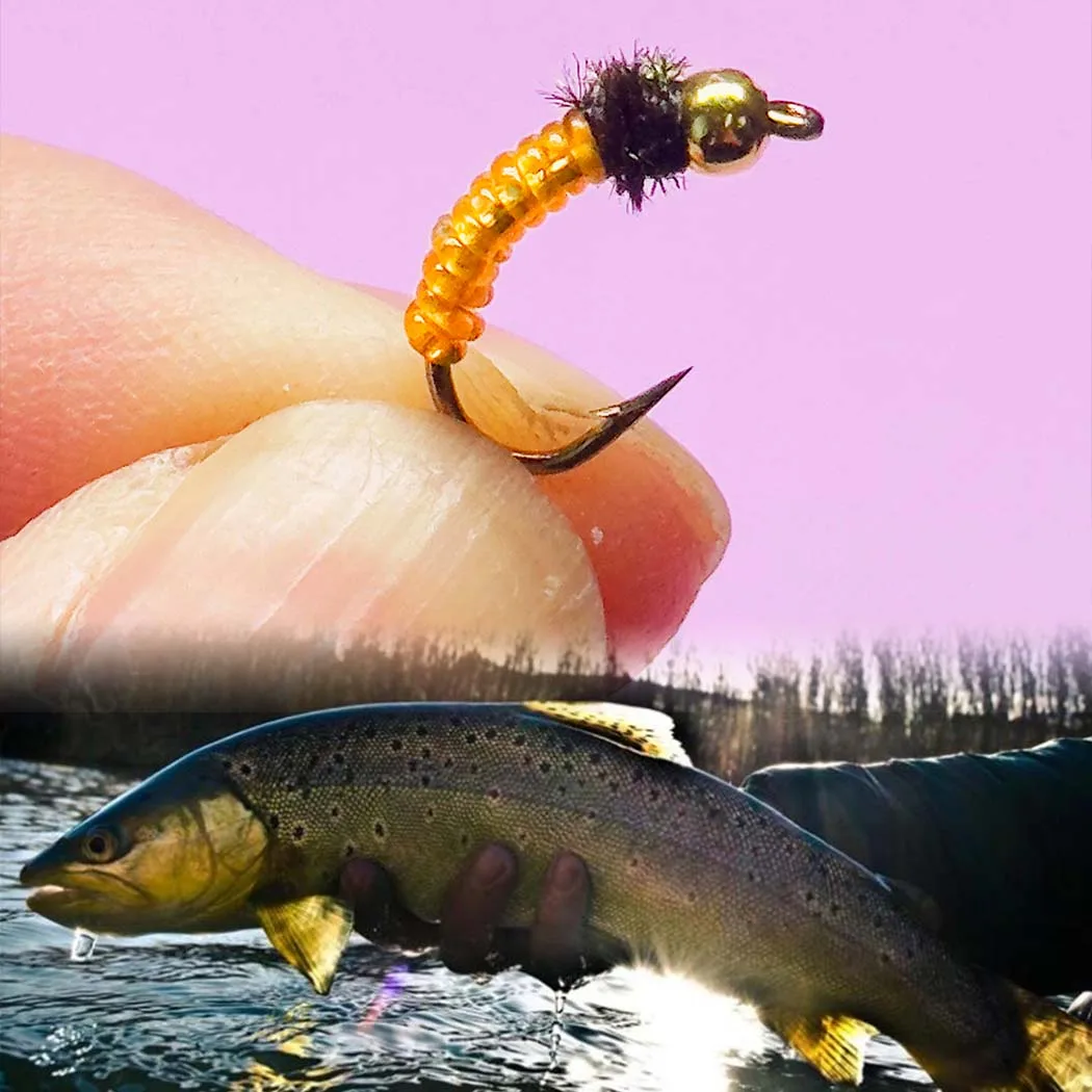Cebo artificial para mosca de trucha y lubina – Scud - imagen 5