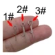 Stinger Spike gancho de bloqueo fijo para cebo vinilo - imagen 5