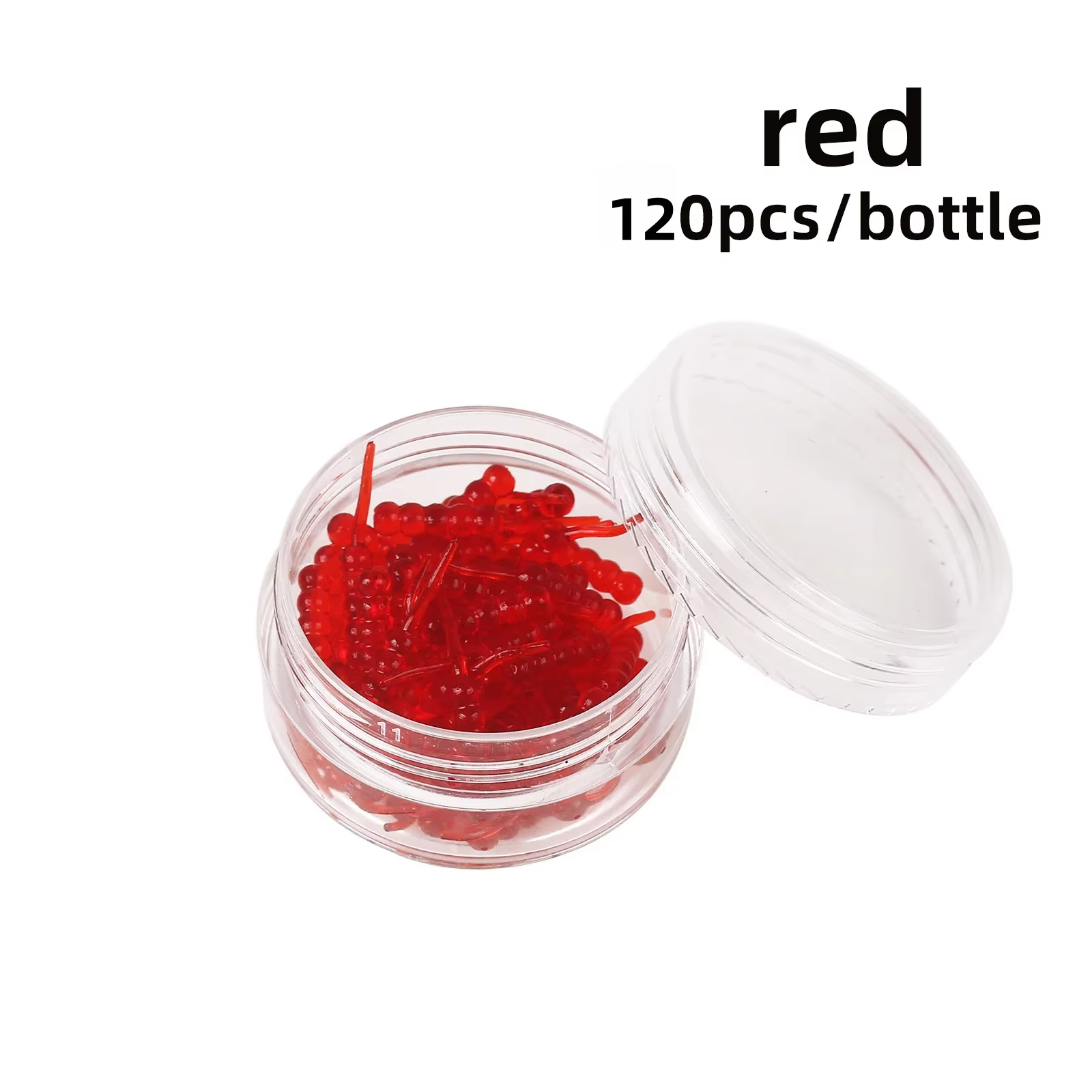 Vinilo lombriz roja sabor maíz – Señuelo agua dulce y salada - imagen 2
