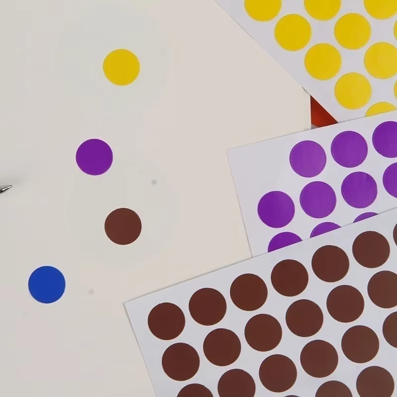 Pegatinas Circulares Multicolor para Organizar Equipo Pesca - imagen 5