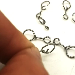 Conectores giratorios pesca 5-13cm – Anillo conexión rápida para mosca