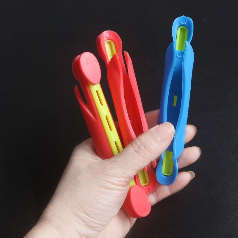 Retractor enrollador de línea portátil con clip y soporte rápido - imagen 4