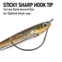 Anzuelo Croaker FishTrip – Espacio ancho para lubina y trucha