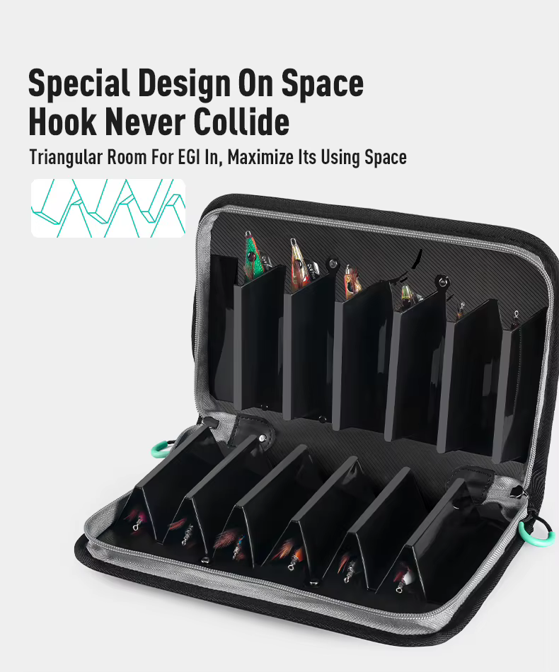 Caja Kingdom Fishing Bag Box cerrada con cierre hermético