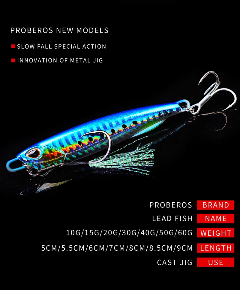 Conjunto de PROBEROS con diferentes pesos para pesca