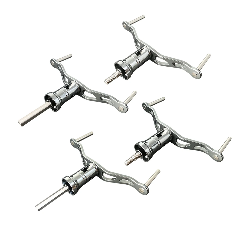 Manivela de carrete plegable metálica DAIWA SHIMANO KASTKING - imagen 2