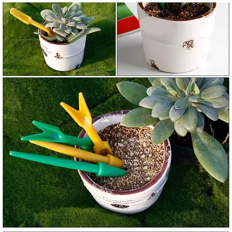 Trasplantador Manual Multifuncional para Plántulas – Herramienta Jardinería - imagen 3
