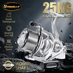 Carrete de Spinning SAMOLLA para surfcasting y carpa marina
