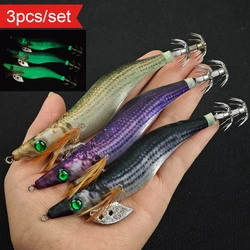 Señuelos de camarón Ackibbik luminosos para calamar y langostino